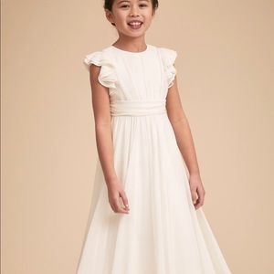 BHLDN Ivory Flower Girl Dress Sz 10